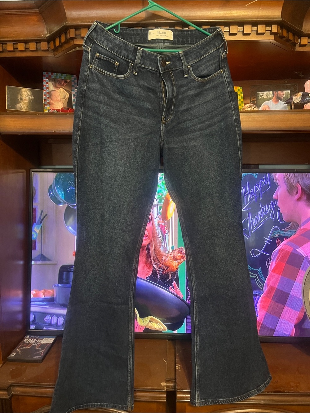 Hollister Dark Blue Flare Jeans